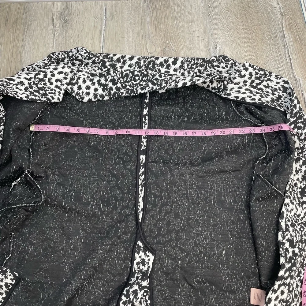 Philosophy Apparel Jacquard Open Front Jacket Sz 1X